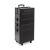 Trolley kosmetyczny z półką na lakiery - czarny mat Pure Black