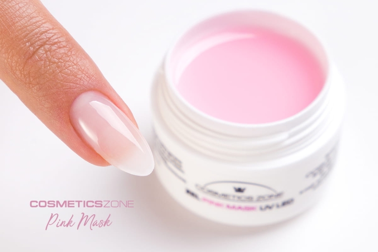 Żel do przedłużania paznokci UV LED mlecznoróżowy - Pink Mask