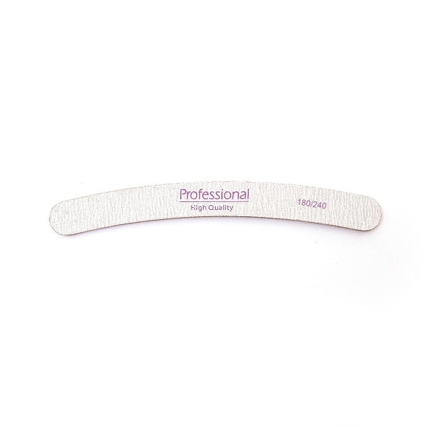 Pilnik do paznokci hybrydowych banan 180/240 - Premium