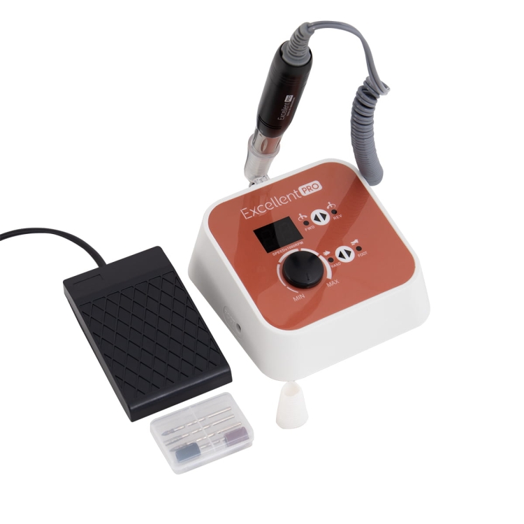 Frezarka do paznokci Master Power II mocna 85W - zestaw z frezami