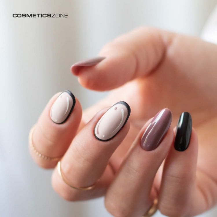 Stylizacja wykonana lakierem hipoalergicznym PST i 033 oraz lakierem 319 Cosmetics Zone
