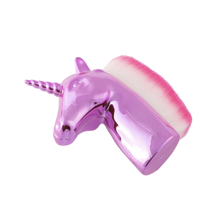 Duży pędzel do pyłu Jednorożec - Pink