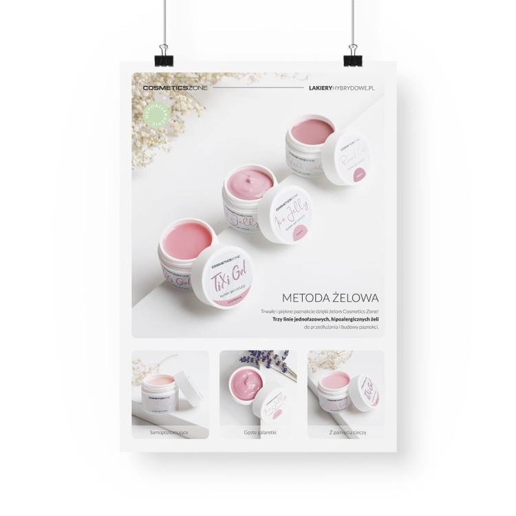 Plakat Cosmetics Zone "Metoda żelowa"