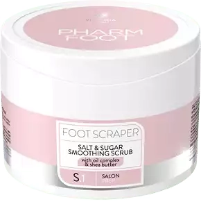 Foot Scraper 200g wygładzający peeling solno-cukrowy do stóp z kompleksem olejków i masłem shea