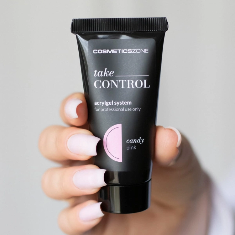 Akrylożel do przedłużania paznokci Take Control - różowy Candy Pink 30ml