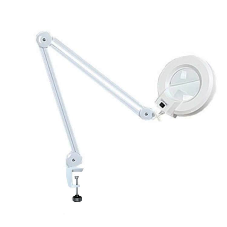 Dermatologiczna lampa z lupą 5dpi 22W do stolika