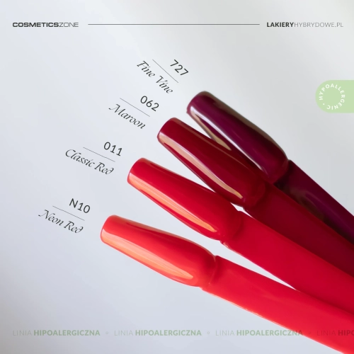 SET 4 lakierów hybrydowych - Pomegranate Pulse