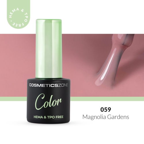 Lakier hybrydowy hipoalergiczny jasny beżowy 7ml – Magnolia Gardens 059