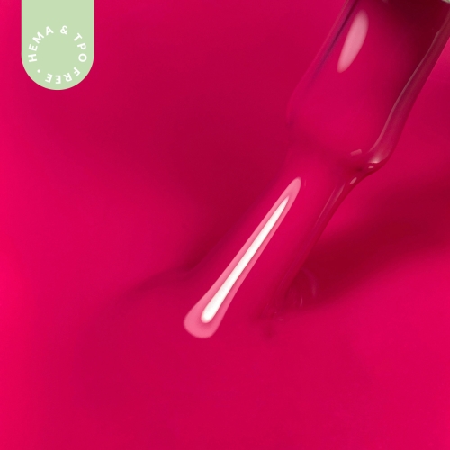 Lakier hybrydowy hipoalergiczny ciemny różowy 7ml - Raspberry Tea 117 bez HEMA i bez TPO