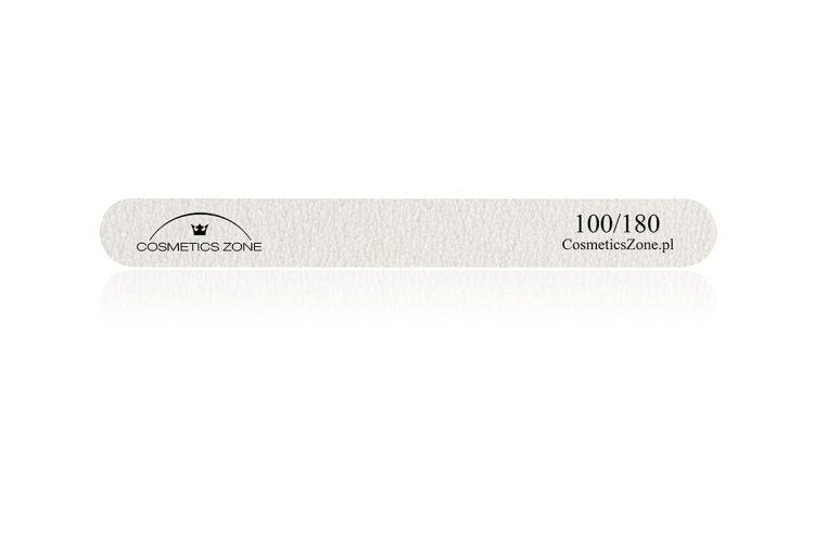 Profesjonalny pilnik prosty zebra 100/180 - Cosmetics Zone