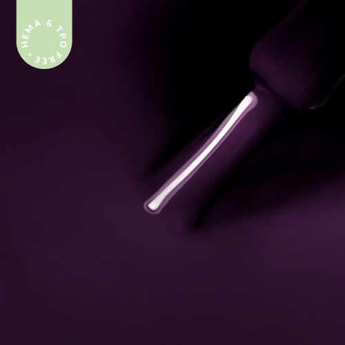 Lakier hybrydowy hipoalergiczny ciemny fiolet 7ml - Smoked Plum 131 bez HEMA i bez TPO