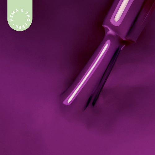 Lakier hybrydowy fioletowy hipoalergiczny 7ml - Plum Plum 165 bez HEMA i bez TPO