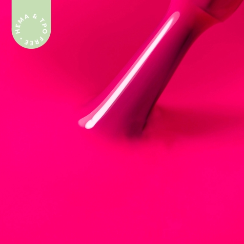 Lakier hybrydowy hipoalergiczny cukierkowy róż 7ml - Neon Light Pink N2 bez HEMA i bez TPO