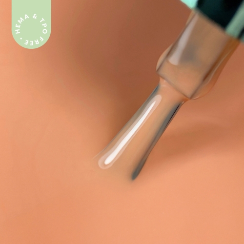 Lakier hybrydowy hipoalergiczny brzoskwiniowy jasny 7ml - Juicy Peach PST15 bez HEMA i bez TPO