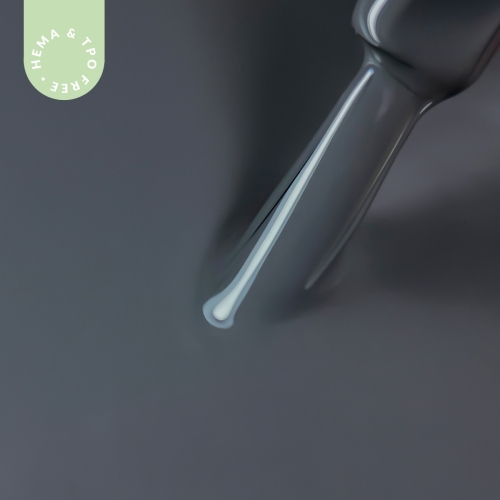 Lakier hybrydowy hipoalergiczny popielaty szary 7ml - Platinum Grey PST5 bez HEMA i bez TPO