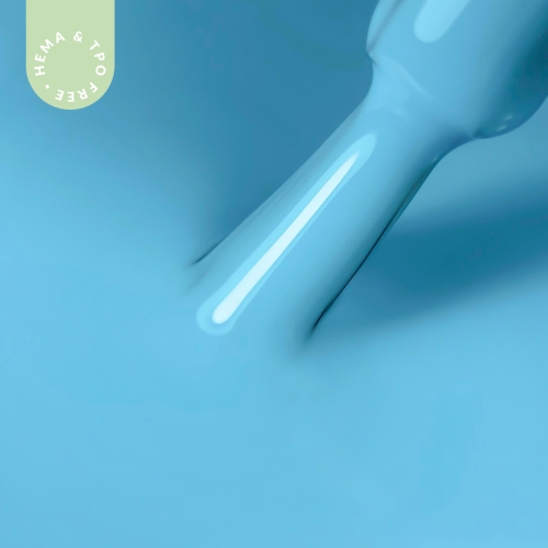 Lakier hybrydowy hipoalergiczny błękitny 7ml - Blue Equatorial PST7 bez HEMA i bez TPO
