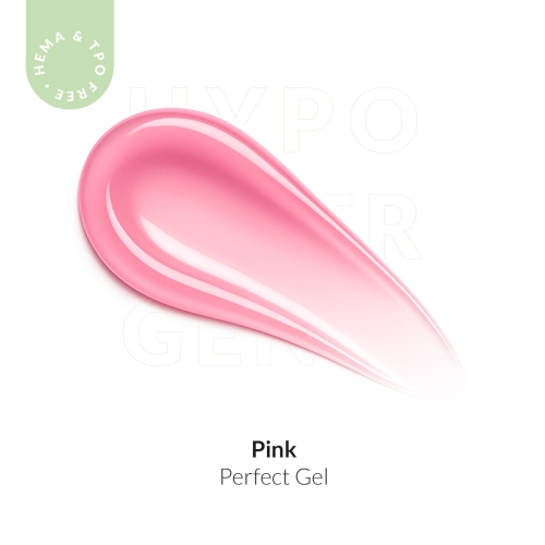 Żel do przedłużania paznokci UV LED Perfect Gel przezroczysty różowy – Pink 15ml bez HEMA i bez TPO