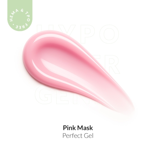 Żel do przedłużania paznokci UV LED Perfect Gel mlecznoróżowy - Pink Mask 50ml bez HEMA i bez TPO