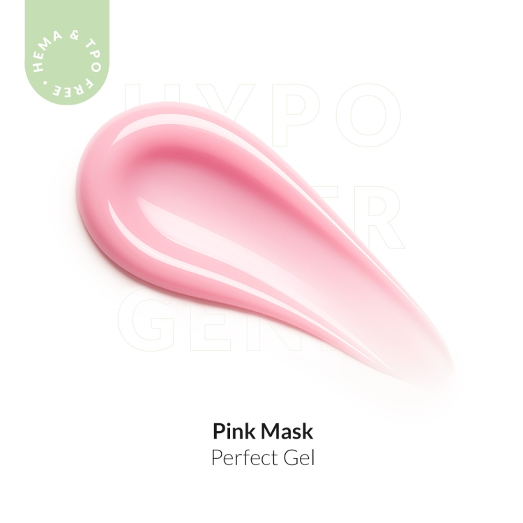 Żel do przedłużania paznokci UV LED Perfect Gel mlecznoróżowy - Pink Mask 5ml bez HEMA i bez TPO