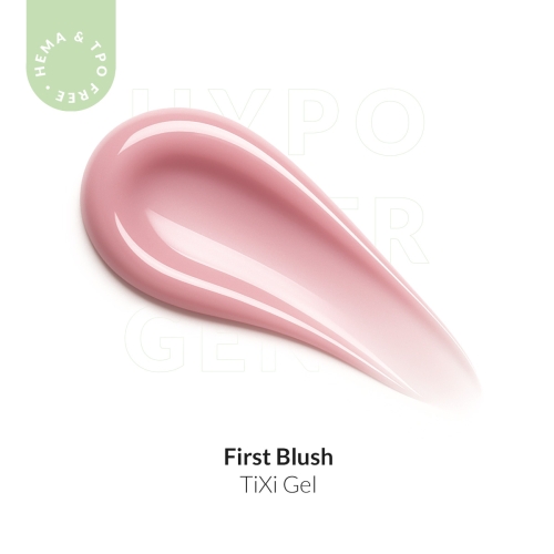 Żel budujący z tiksotropią brudny róż UV LED First Blush 50ml bez HEMA i bez TPO
