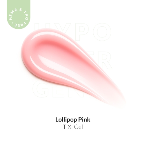 Żel budujący z tiksotropią brudny róż UV LED Lollipop Pink 5ml bez HEMA i bez TPO