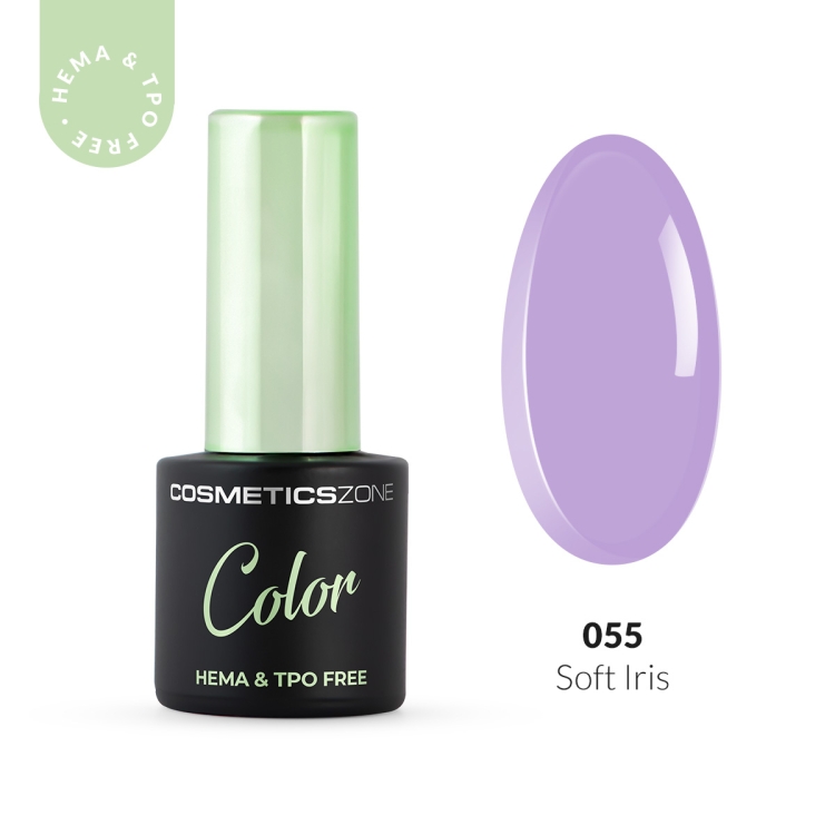 Hybrid nail polish light purple 7ml - Soft Iris 055