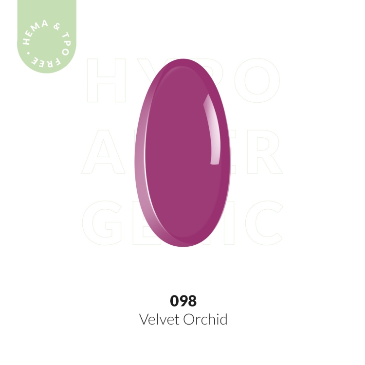 Hybrid nail polish violet 7ml - Velvet Orchid 098