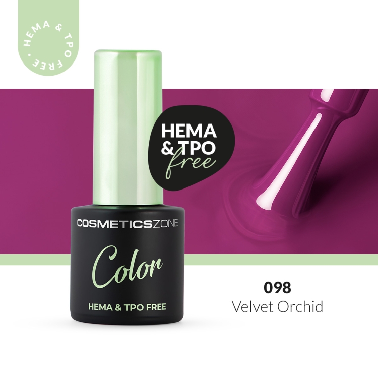 Hybrid nail polish violet 7ml - Velvet Orchid 098