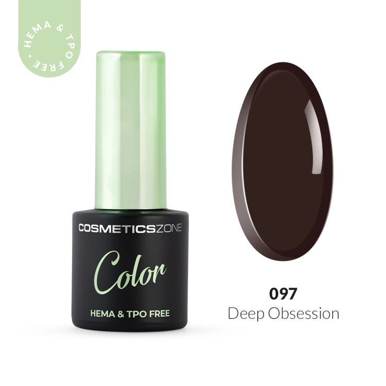 Hybrid nail polish dark burgundy 7ml – Deep Obsession 097