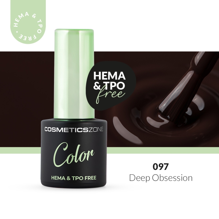 Hybrid nail polish dark burgundy 7ml – Deep Obsession 097