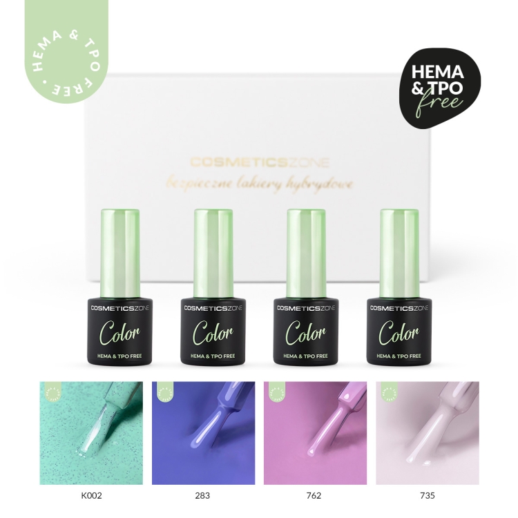Lavender Fields zestaw 4 kolorow hypoallergenic bez Hema