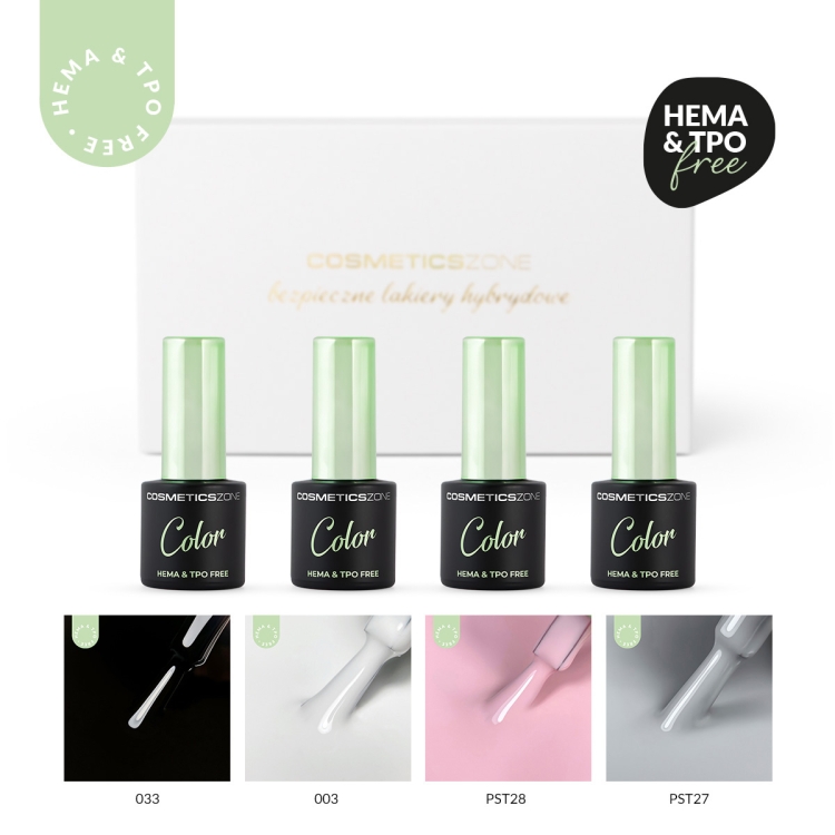 Monochrome Elegance zestaw 4 kolorow hypoallergenic bez Hema