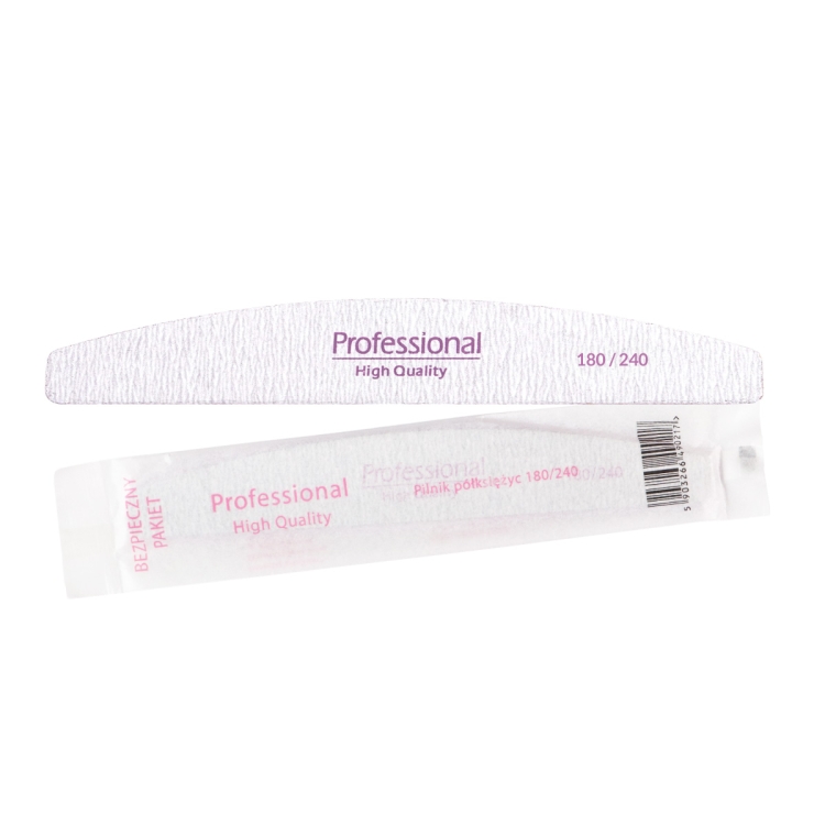 Disposable hygienic safe manicure set - 180/240 boat file