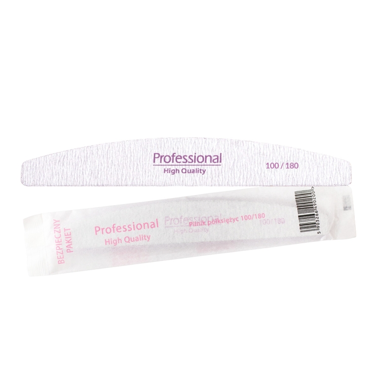 Disposable hygienic safe manicure set - 100/180 boat file