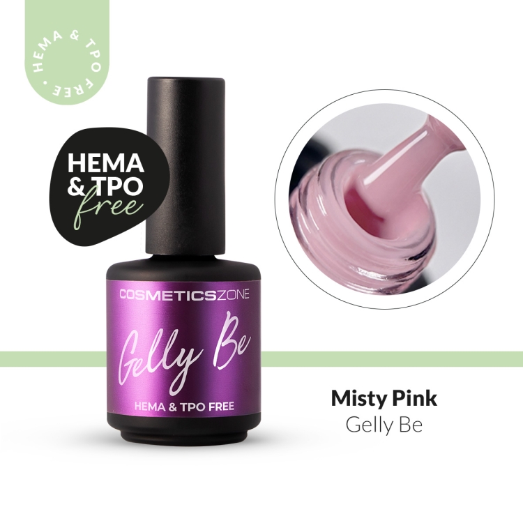 Baza żelowa do przedłużania Gelly BE różowa - Misty Pink 15ml