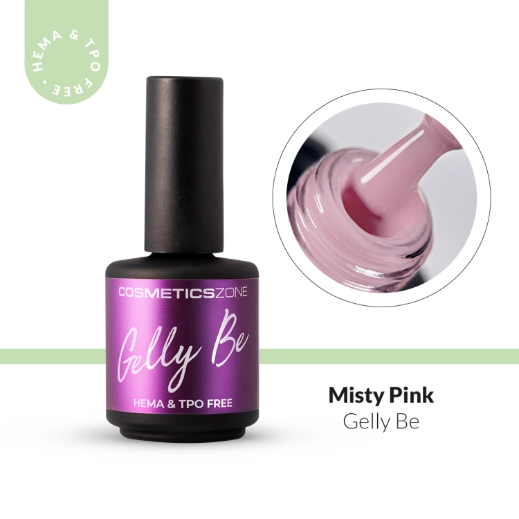 Baza żelowa do przedłużania Gelly BE różowa - Misty Pink 15ml