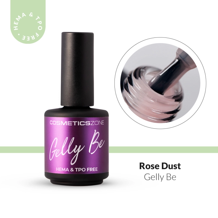 Baza żelowa do przedłużania Gelly BE różowa - Rose Dust 15ml