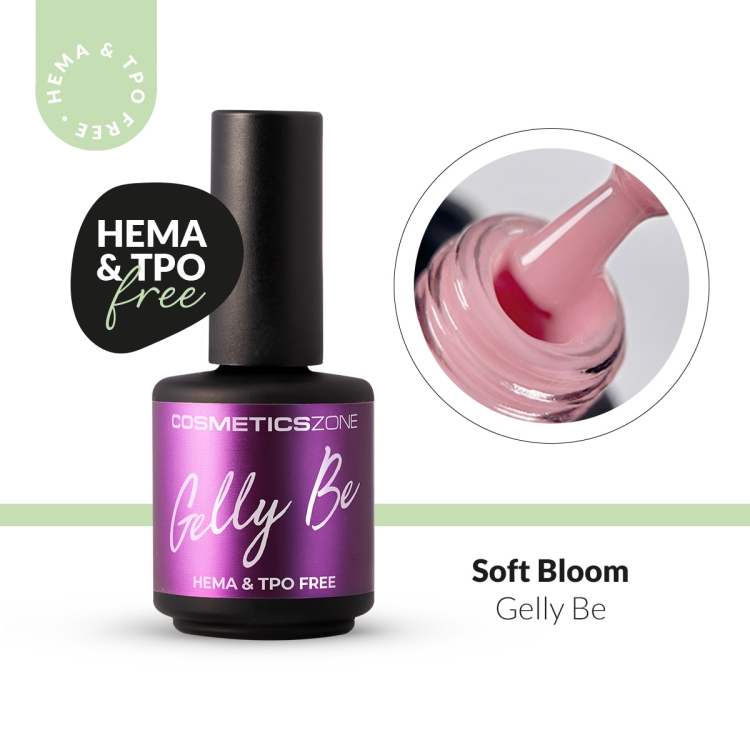 Baza żelowa do przedłużania Gelly BE różowa - Soft Bloom 15ml