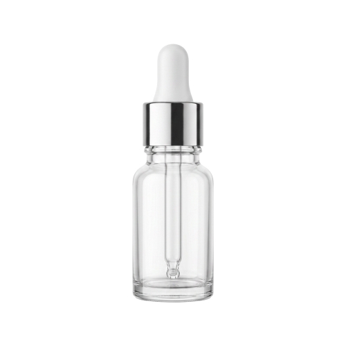 Butelka szklana z zakraplaczem z pipetką 10ml - bezbarwna (clear)
