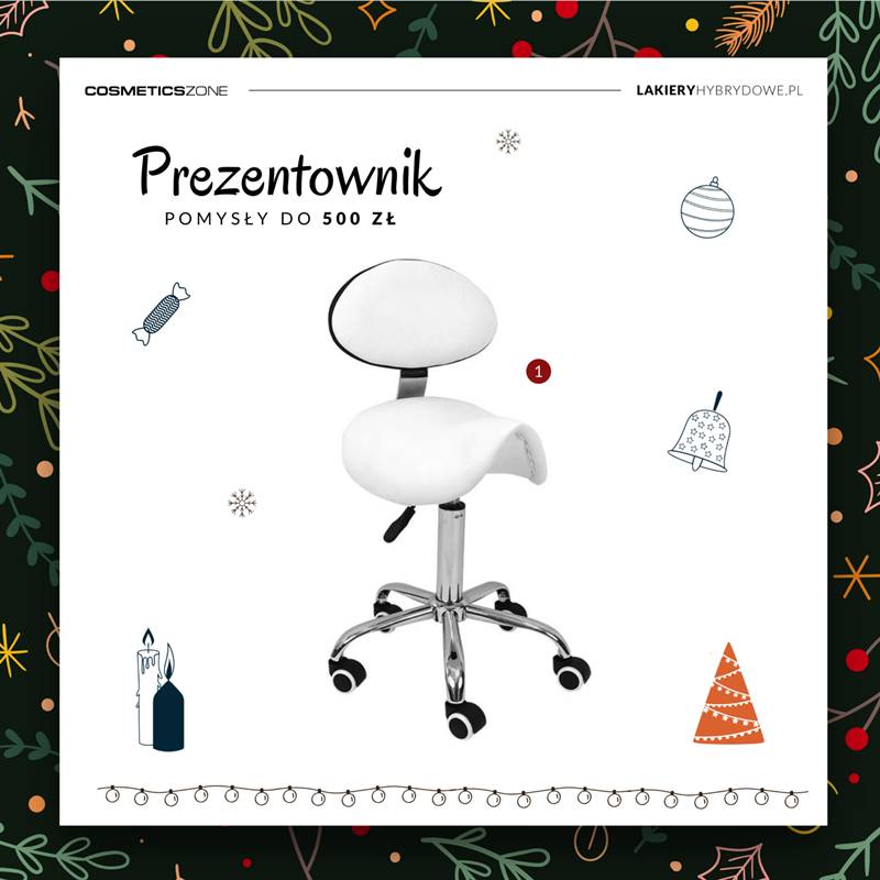 Grafika przedfstawiająca fotel kosmetyczny jako pomysł na prezent dla kobiety