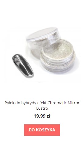 Pyłek do paznokci efekt lustra